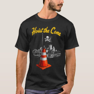 Pirates hisst den Kegel Lustige Redewendung Baseba T-Shirt