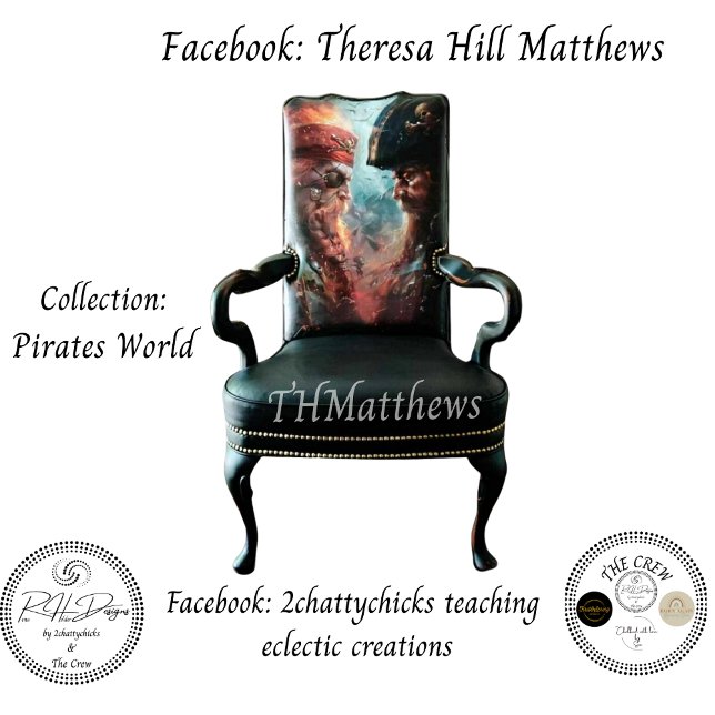 Pirates in a Duel Decoupage Tissue Paper Seidenpapier (Von Creator hochgeladen)