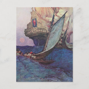Pirates Postcard Postkarte