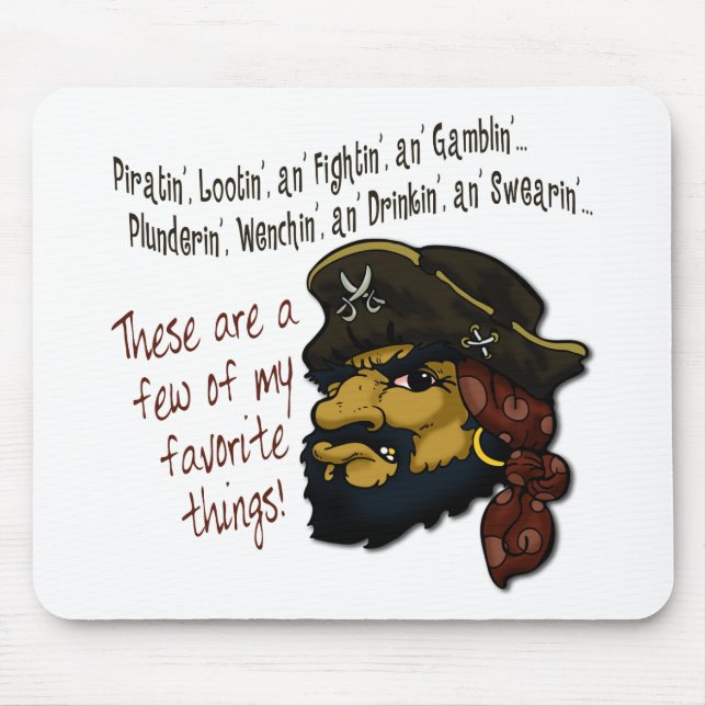 Pirates Rock! Mousepad (Vorne)