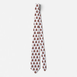Pirates Sports Mascot Necktie auf Weiß Krawatte
