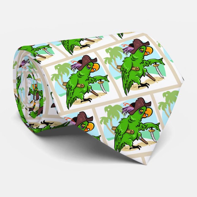 Pirates Team Mascot Fußball Baseball Sport Krawatt Krawatte (Gerollt)