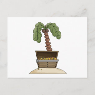 Pirates ・ Treasure Chest Island Postkarte