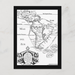 Pirates Treasure Karte Postcard