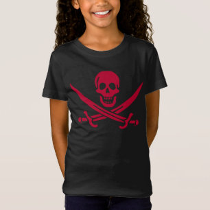 Piratflagge Crimson Skull & Swords von Calico Jack T-Shirt