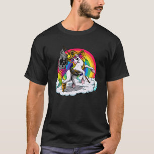 Piraticorn Rainbow Unicorn Pirate T-Shirt