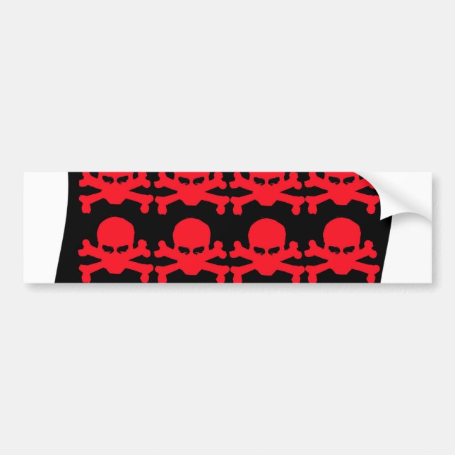 PIRATPARROTEN AUTOAUFKLEBER (Vorne)