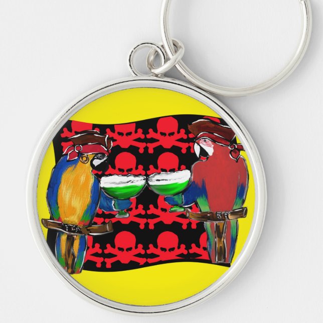 PIRATPARROTEN SCHLÜSSELANHÄNGER (Vorne)