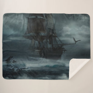 PIRATSCHIFF IN EINEM STORM SHERPADECKE