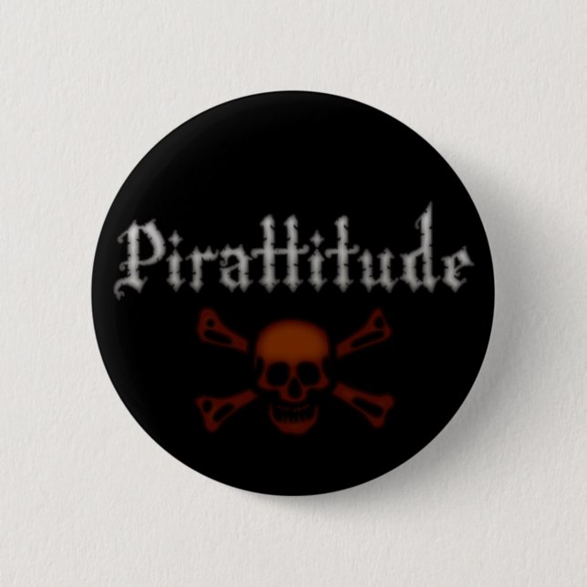 Pireinstellung Piratenflagge des Blutes Button (Vorderseite)