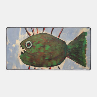 Pirhana-Schreibtischmatte Schreibtischunterlage