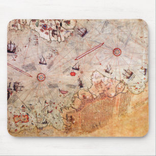 piri reis altertümliches Mysterium der Kartengesc Mousepad