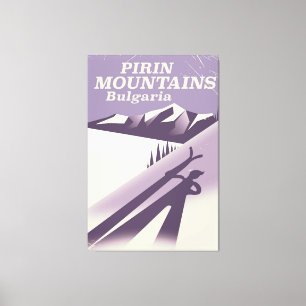 Pirin Mountains Bulgarien Skiposter Leinwanddruck