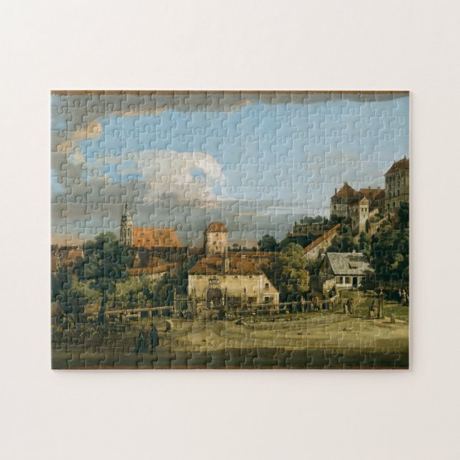 Pirna - Der Obertor aus Südbernar Bellotto Puzzle (Horizontal)