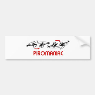 Piro Maniac Autoaufkleber