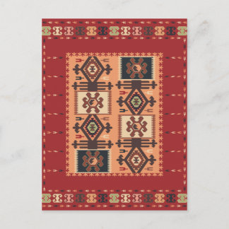 Pirot Kilim Postcard 2 Postkarte