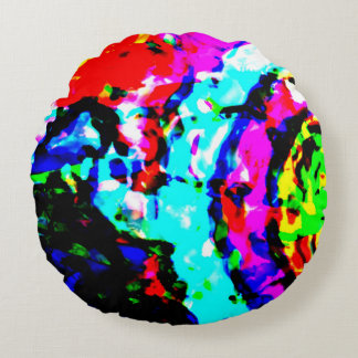 Pirt Hund: Das Auge des Betrachters Rundes Kissen