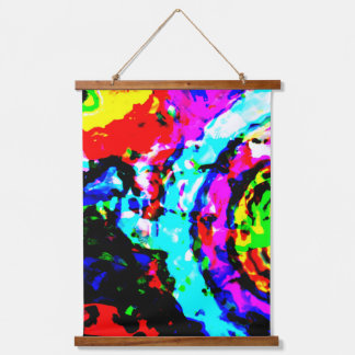 Pirt Hund: Das Auge des Betrachters Wandteppich Mit Holzrahmen