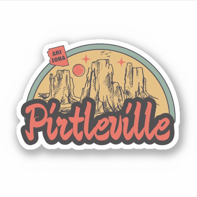Pirtleville, Arizona-Aufkleber Aufkleber (Vorderseite)