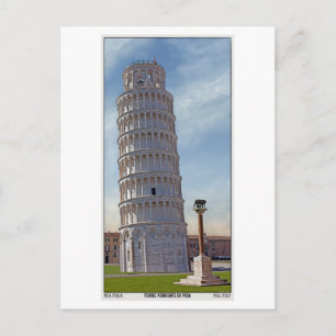 Pisa - Der schiefe Turm Postkarte