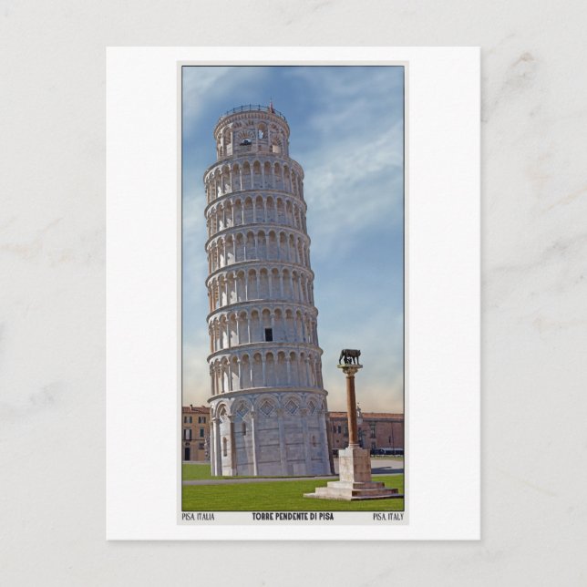 Pisa - Der schiefe Turm Postkarte (Vorderseite)