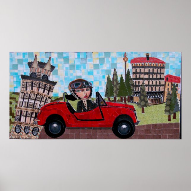 Pisa Driver - Bonorand Art Poster (Vorne)