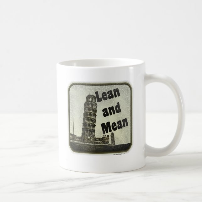 Pisa ist Lean und Mean Kaffeetasse (Rechts)