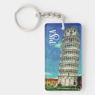 Pisa Italien Europa Farbe Bunt Schlüsselanhänger