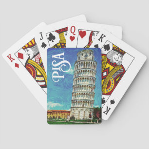 Pisa Italien Europa Farbe Bunt Spielkarten