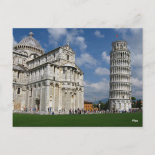 Pisa Italien Feiertagspostkarte