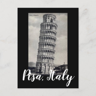Pisa Italien Postcard, Vintages Italienisches Schw Postkarte