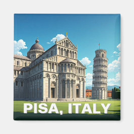 Pisa Italien Reisen Piazza dei Miracoli Magnet