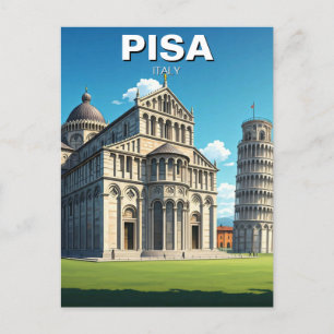 Pisa Italien Reisen Piazza dei Miracoli Postkarte