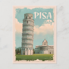 Pisa Italien - Schiefer Turm, Piazza dei Miracoli Postkarte