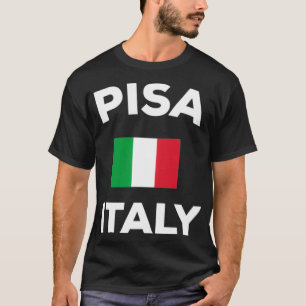 Pisa Italy Italien Flag City T-Shirt