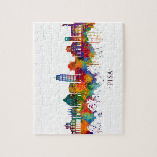 Pisa Italy Skyline Puzzle