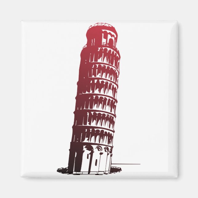 Pisa Italy Tower Leaning Europe Magnet (Vorne)