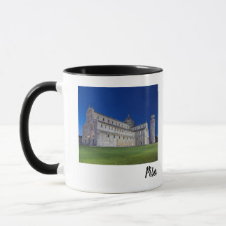 Pisa Leaning Tower Night Panorama Italien Geschenk Tasse