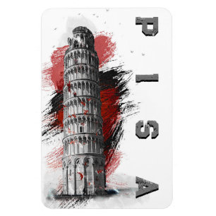 Pisa Leaning Tower Souvenir Magnet