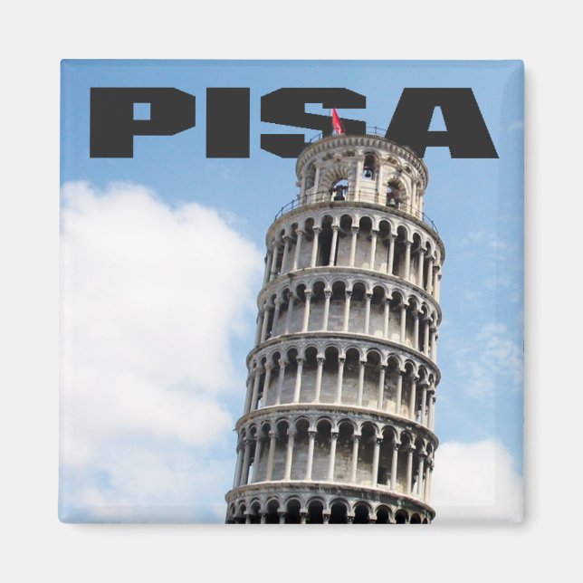 Pisa Learning Tower Kühlschrankmagnet Magnet (Vorne)