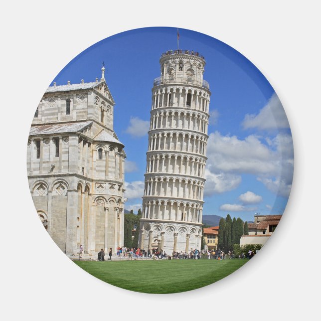 Pisa-Leuchtturm Magnet (Vorne)
