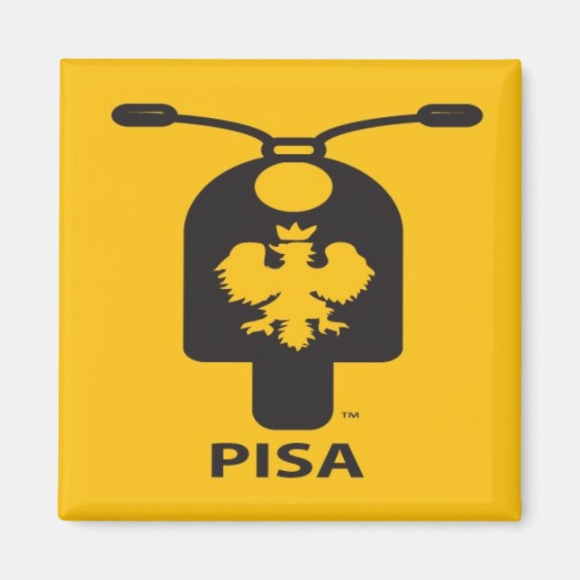 Pisa Scooter Magnet (Vorne)