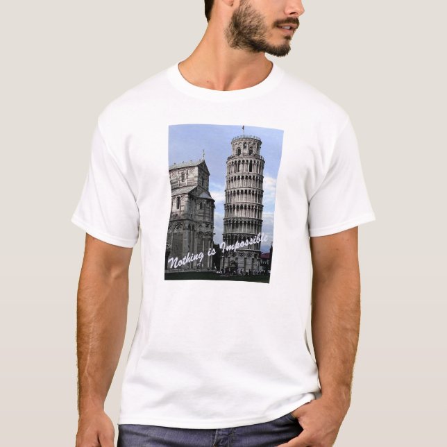 PISA-Turm-T-Shirt T-Shirt (Vorderseite)