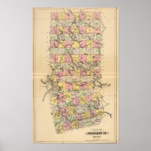 Piscataquis Co., Maine Poster (Vorne)
