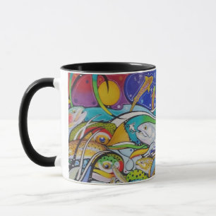 "Piscatorial Kalidescope" durch Trevor Hawkins Tasse