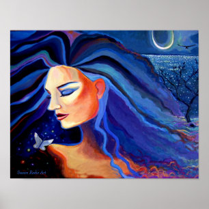 Piscean Moon - Print Poster