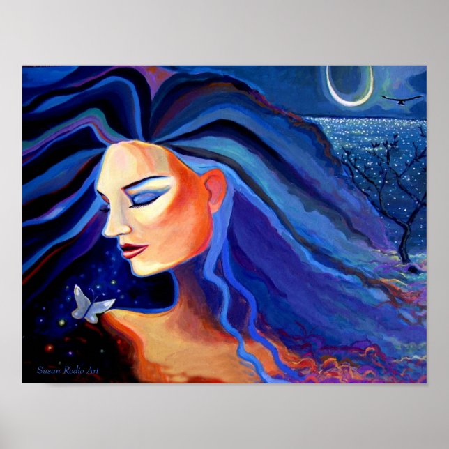 Piscean Moon - Print Poster (Vorne)