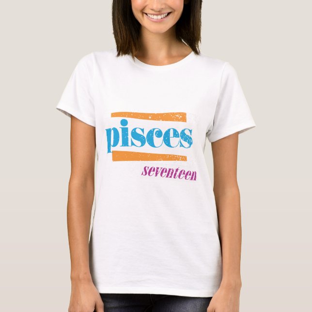 Pisces Aqua T-Shirt (Vorderseite)