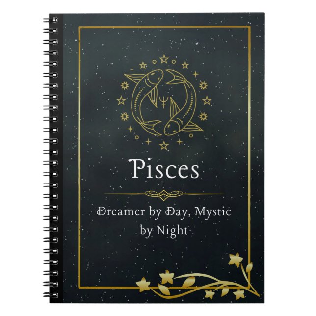 Pisces- Astrologie Journal for Pisces Lovers Notizblock (Vorderseite)