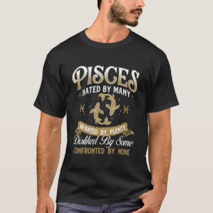 Pisces Astrologie Symbol Zodiac Schild Horoskop Bi T-Shirt